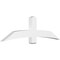 Ekena Millwork Bellingham Architectural Grade PVC Gable Bracket, 72"W x 21"H x 4"D x 6"F, 7/12 Pitch GBP072X21X0406BEL00 - alternate 1